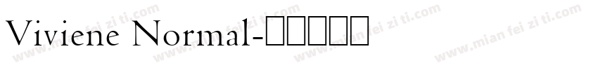 Viviene Normal字体转换
